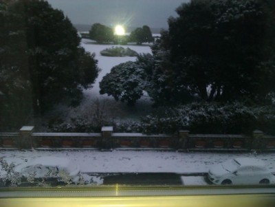 View from my window 9am Friday 18th Jan 2013